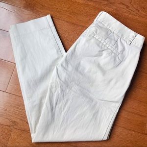 J. Crew Stretch Ivory Pant